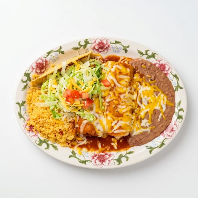 Enchilada, Taco & Tamale.