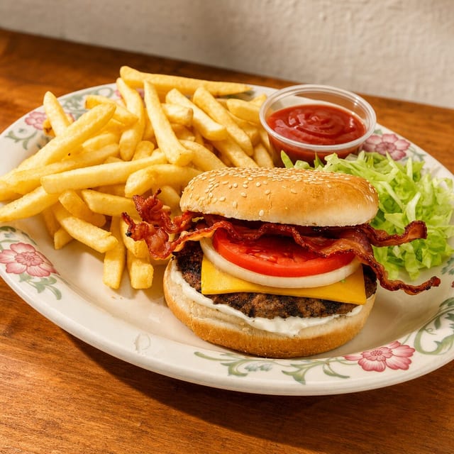 Bacon Cheeseburger.