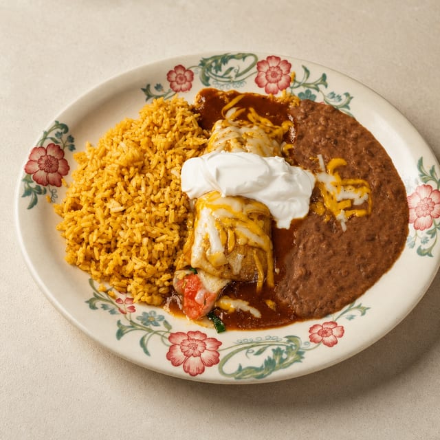 Seafood Enchiladas.