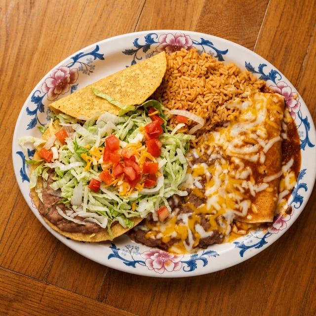 Enchilada, Taco & Tostada.