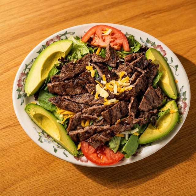 Carne Asada Salad.