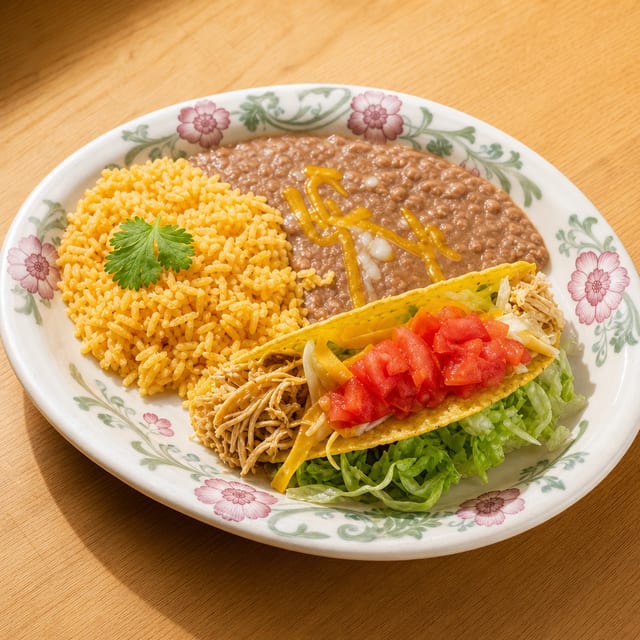 Kids Taco, Enchilada, Burrito or Quesadilla.