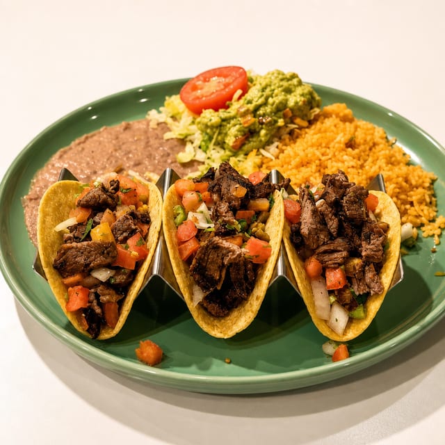 Tacos Al Carbón.