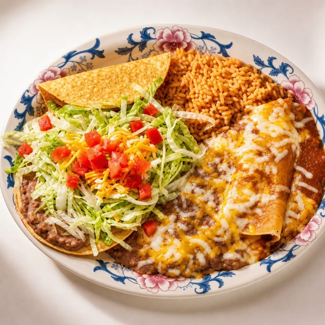 Enchilada, Taco & Tostada.