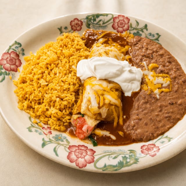 Seafood Enchiladas.