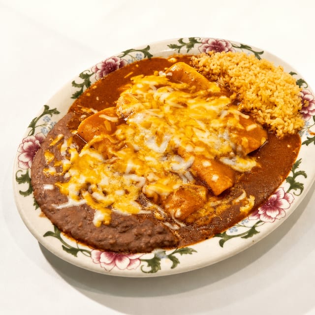 Three Enchiladas.