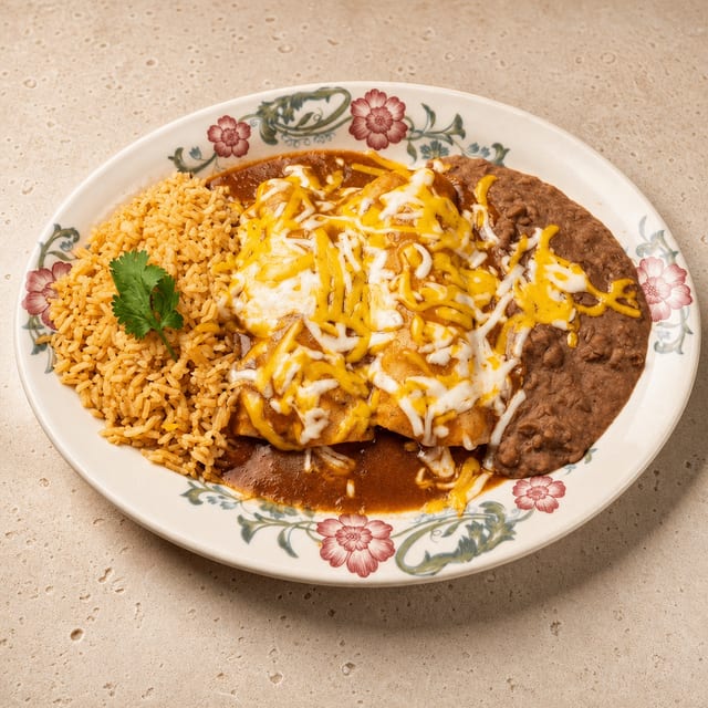 Two Enchiladas.