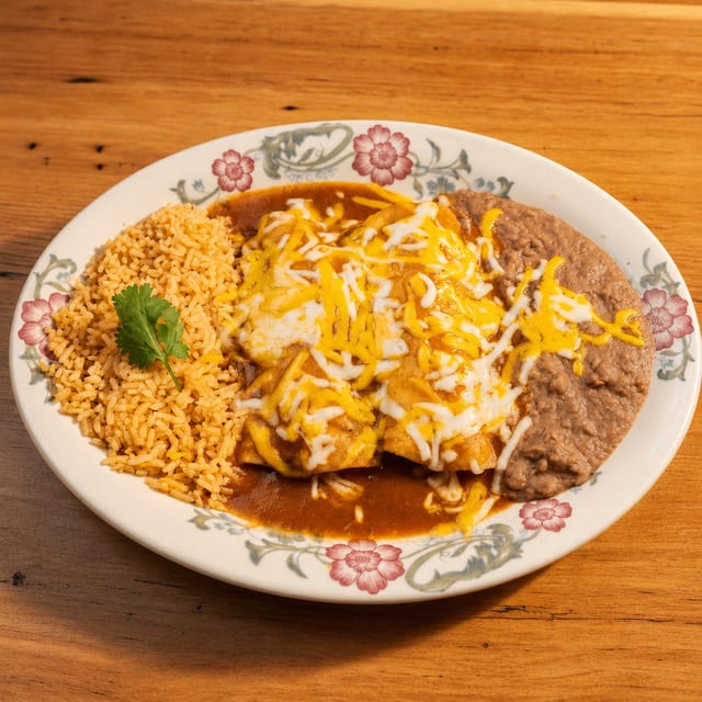 Two Enchiladas.