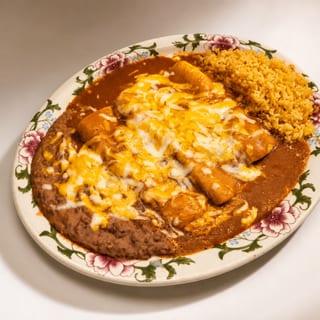 Three Enchiladas