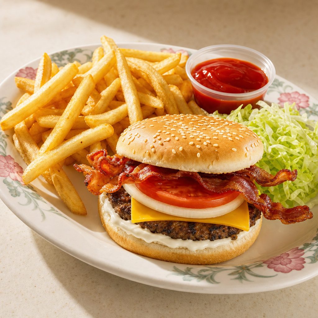 Bacon Cheeseburger.