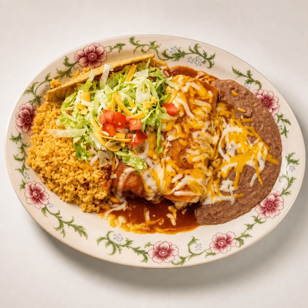 Enchilada, Taco & Tamale.