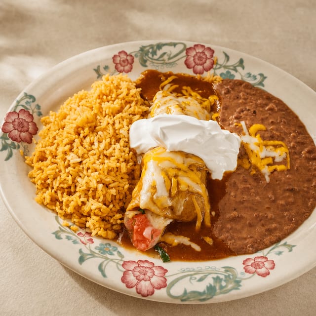 Seafood Enchiladas.