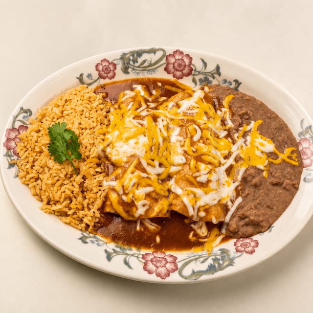 Two Enchiladas.