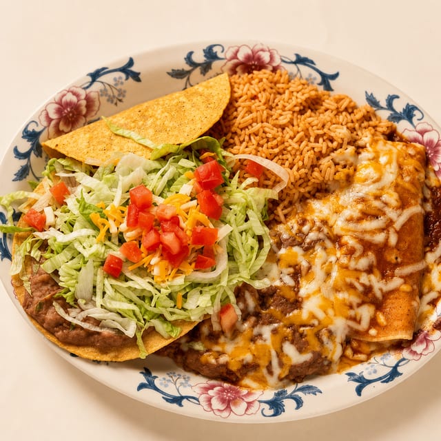 Enchilada, Taco & Tostada.