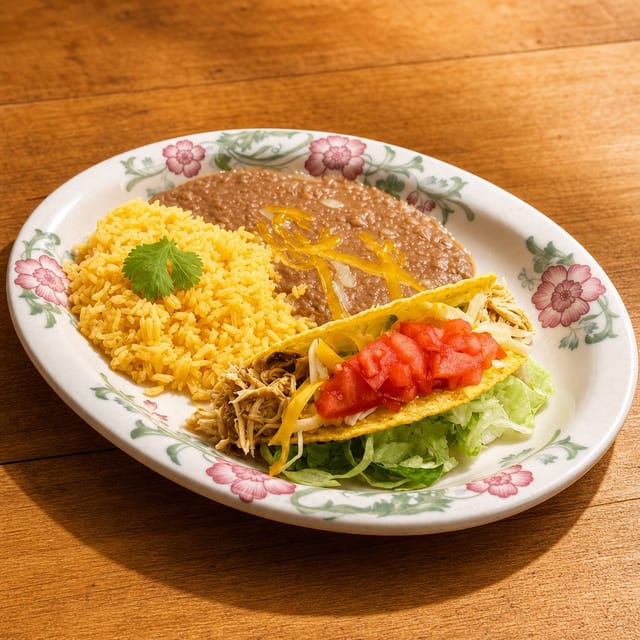Kids Taco, Enchilada, Burrito or Quesadilla.