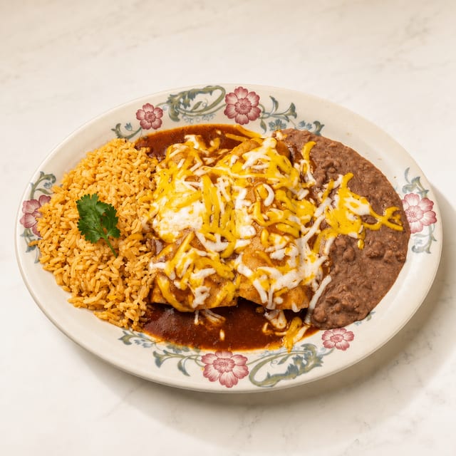 Two Enchiladas.