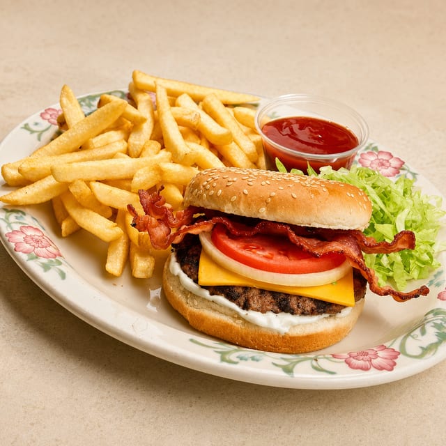 Bacon Cheeseburger.