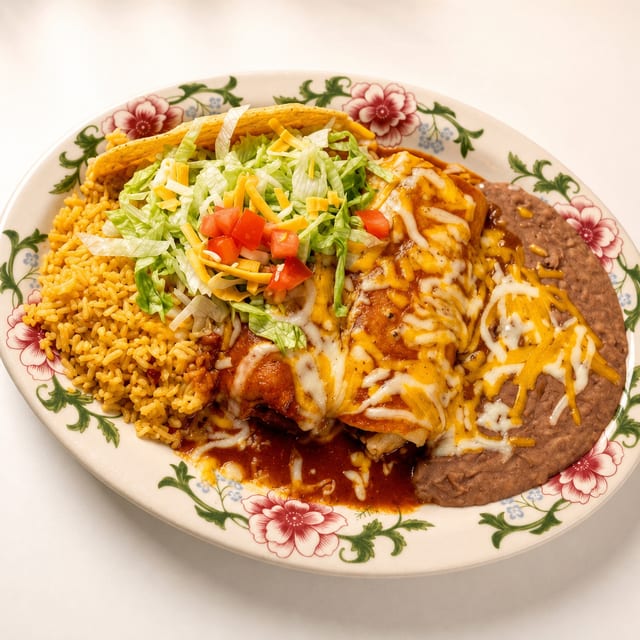 Enchilada, Taco & Tamale.