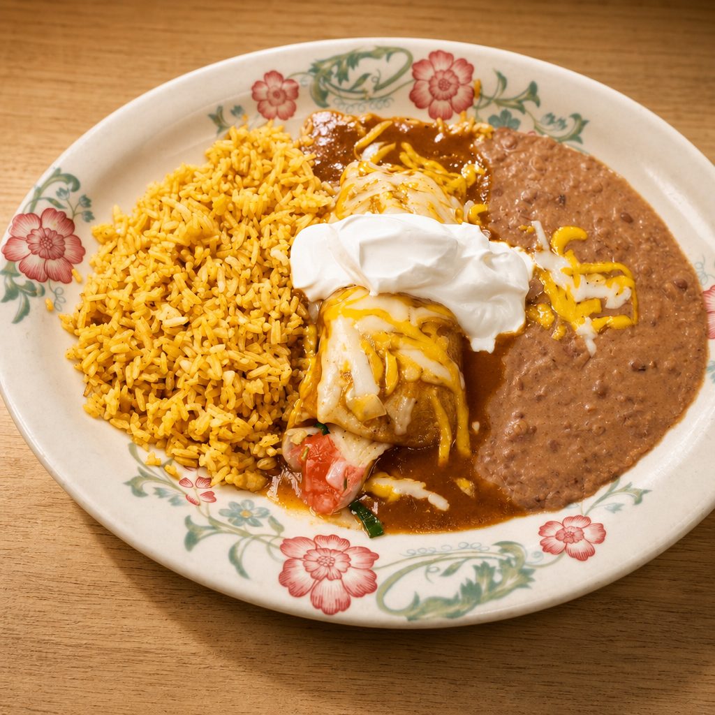 Seafood Enchiladas.