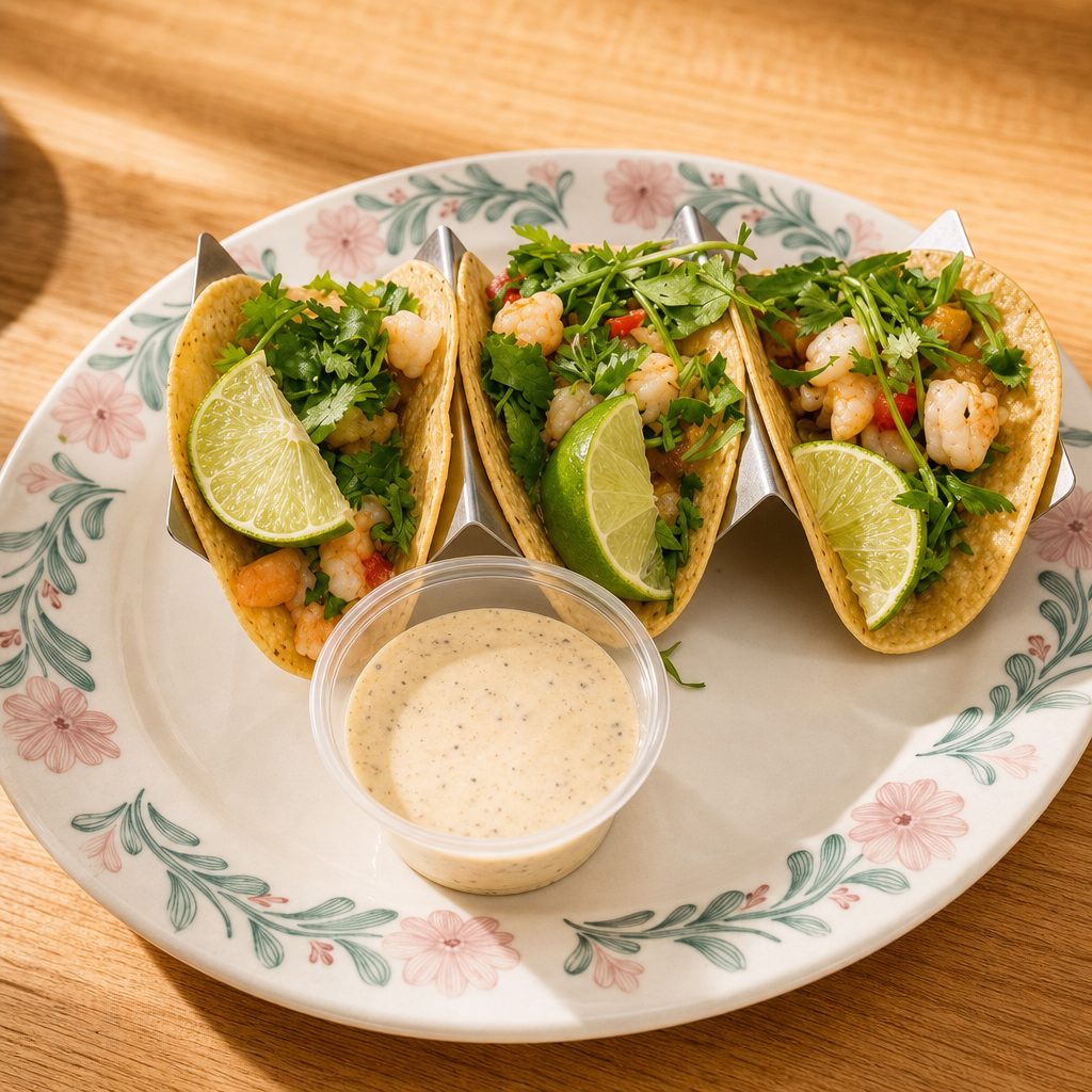 Shrimp Tacos.