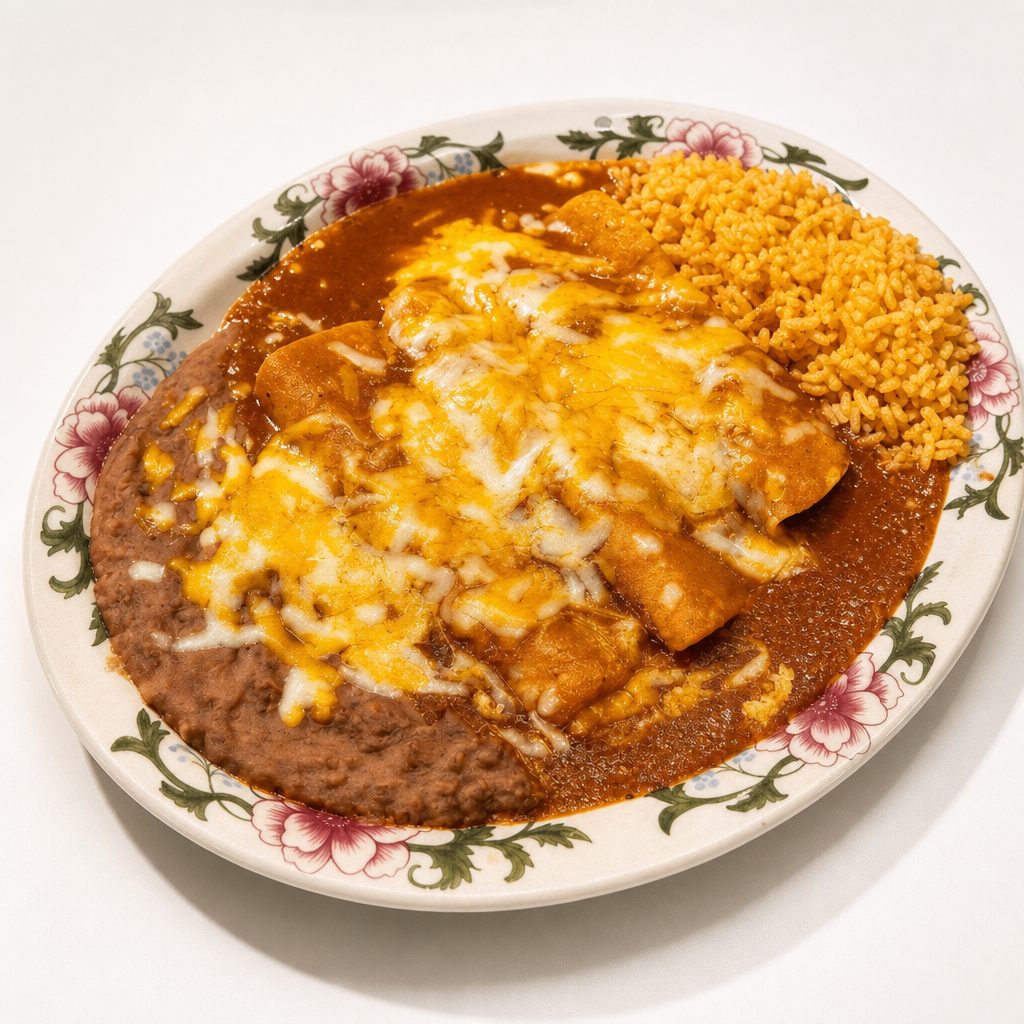 Three Enchiladas.