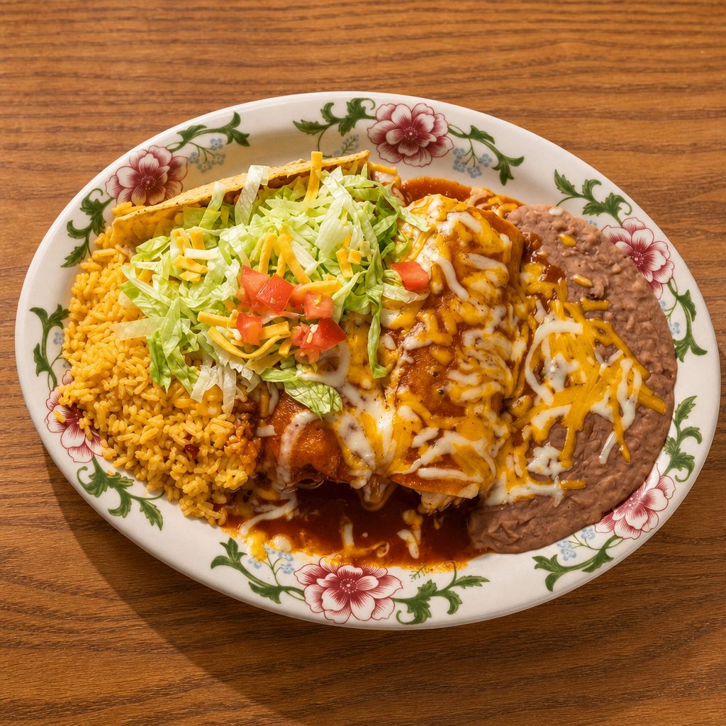 Enchilada, Taco & Tamale.