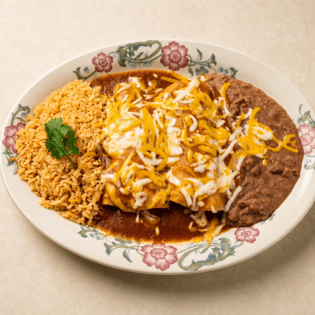 Two Enchiladas.