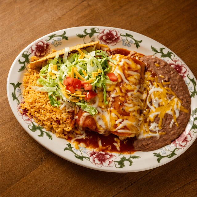 Enchilada, Taco & Tamale.