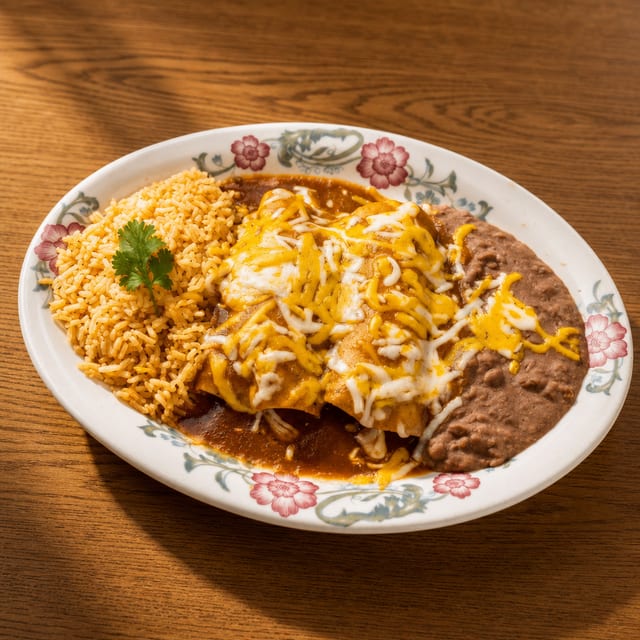 Two Enchiladas.