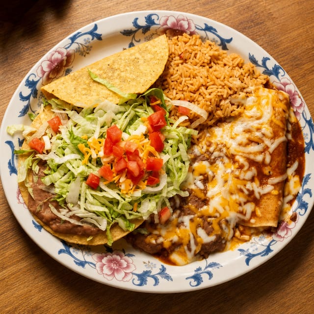 Enchilada, Taco & Tostada.